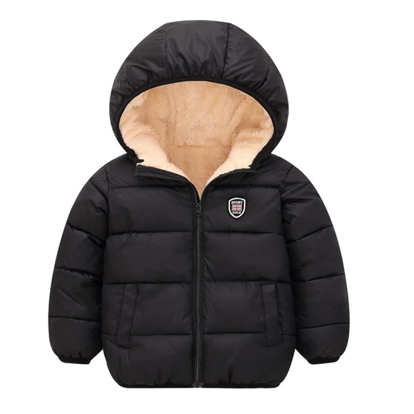 NWOT/EUC Golf Fleece Lined Hooded Puffer Winter Jacket - Picture 1 of 2